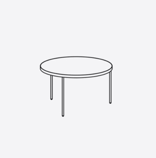 Treku Gau Couch Tisch Ø 65